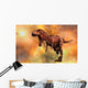 Tyrannosaurus Rex Running from Wall Decal