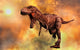 Tyrannosaurus Rex Running from Wall Decal