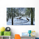 Pair Sabre-tooth Tigers and UFO Snow Wall Decal