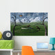 Pair Sabre-tooth Tigers and UFO Wall Decal