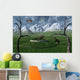 Pair Sabre-tooth Tigers and UFO Wall Decal