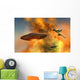 German Messerschmitt 262 Jetfighter and UFO Wall Decal