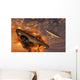 Ufo's from Different Alien Evening Wall Decal
