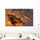 Ufo's from Different Alien Evening Wall Decal