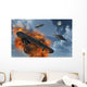 Ufo's from Different Alien Wall Decal