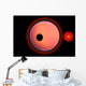 Alien Planet and Its Moon Wall Decal