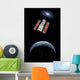Hubble Space Telescope Earth Vertical Wall Decal