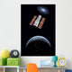 Hubble Space Telescope Earth Vertical Wall Decal