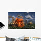 P-47 Thunderbolts Attacking German Wall Decal