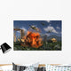 P-47 Thunderbolts Attacking German Wall Decal