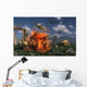 P-47 Thunderbolts Attacking German Wall Decal