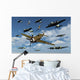 P-47 Thunderbolts Escorting B-17 Wall Decal