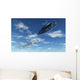 Flying Suacer Buzzing Boeing Wall Decal