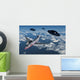 Commerical Flight Boeing 747 UFOs Wall Decal