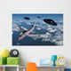 Commerical Flight Boeing 747 UFOs Wall Decal