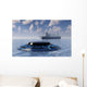 Ufo Surfacing from Underwater Wall Decal