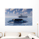 Ufo Surfacing from Underwater Wall Decal