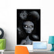 Grey Alien Wall Decal