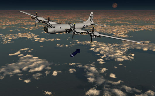 B-29 Superfortress Dropping Little Wall Decal