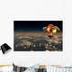 B-29 Superfortress Flying Away Distant Wall Decal