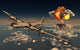 B-29 Superfortress Flying Away Close-up Wall Decal