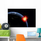 Powerful Explosion Earth's Surface Wall Decal