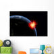 Powerful Explosion Earth's Surface Wall Decal