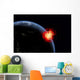 Powerful Explosion Earth's Surface Wall Decal