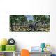 Lone Herbivorous Camarasaurus Dinosaur Wall Decal