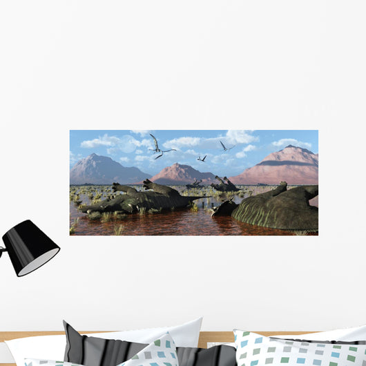 Herd Dead Centrosaurus Dinosaurs Close-up Wall Decal