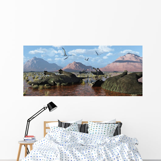 Herd Dead Centrosaurus Dinosaurs Close-up Wall Decal