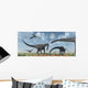 Herd Giant Diplodocus Dinosaurs Close-up Wall Decal