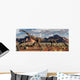 Pair Carnotaurus Dinosaurs Territorial Desert Wall Decal