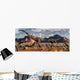 Pair Carnotaurus Dinosaurs Territorial Desert Wall Decal