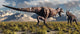 Tyrannosaurus Rex and Triceratops 2 Wall Decal