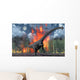 Diplodocus Sauropod Dinosaur Fleeing Wall Decal