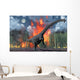 Diplodocus Sauropod Dinosaur Fleeing Wall Decal