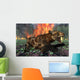 Saber-toothed Tiger Running Away Wall Decal