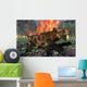 Saber-toothed Tiger Running Away Wall Decal