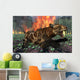 Saber-toothed Tiger Running Away Wall Decal