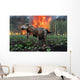 Tyrannosaurus Rex Fleeing Close-up Wall Decal