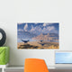 Diplodocus Dinosaurs Being Stalked Wall Decal