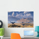 Diplodocus Dinosaurs Being Stalked Wall Decal