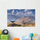 Diplodocus Dinosaurs Being Stalked Wall Decal