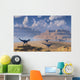 Diplodocus Dinosaurs Being Stalked Wall Decal