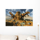 Living Fossils Desert Landscape Wall Decal