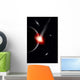 Comet Hitting Alien Planet Wall Decal