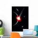 Comet Hitting Alien Planet Wall Decal