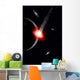 Comet Hitting Alien Planet Wall Decal