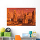 Team Explorers from Earth Multiple Monuments Wall Decal
